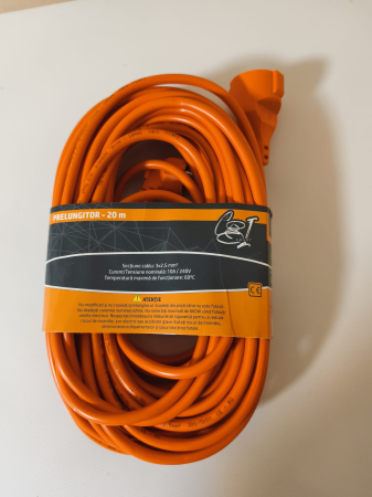 Prelungitoare - Prelungitor Electric 20M, Cablu 3x2.5 mm² - Putere Mare, Uz Profesional