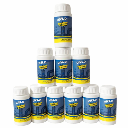 Bucătărie & baie - Set 10 buc. solutie desfundare tevi Wild Tornado, granule, 110g