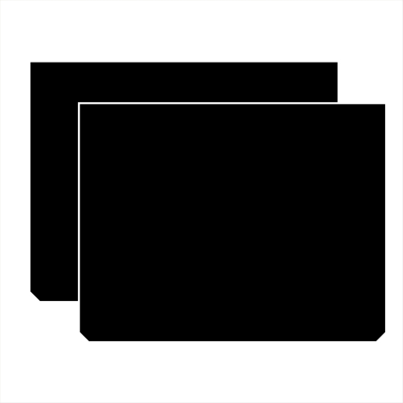 Accesorii Camioane si Remorci - Set 2 buc. Aparatori Noroi din cauciuc (45 x 35cm)