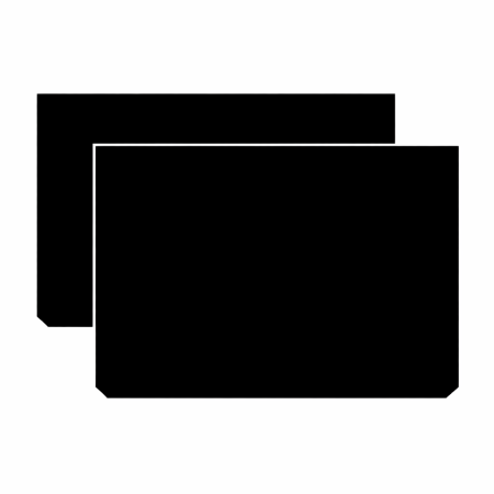 Tuning - Set 2 buc. Aparatori Noroi din cauciuc (45 x 35cm)