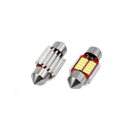 Auto & Iluminat - Set becuri auto cu LED CANBUS sofit compatibil C5W 10 SMD 31mm Alb 12/24V, destinat competitiilor auto sau off-road