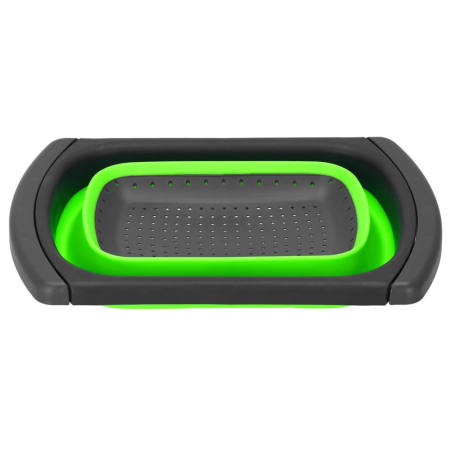Strecuratoare pliabila pentru chiuveta, din plastic si silicon, brate extensibile, lungime 38-60cm [13]