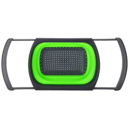 Strecuratoare pliabila pentru chiuveta, din plastic si silicon, brate extensibile, lungime 38-60cm [12]