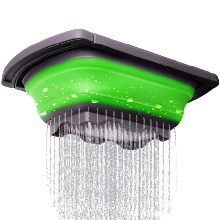 Strecuratoare pliabila pentru chiuveta, din plastic si silicon, brate extensibile, lungime 38-60cm [15]