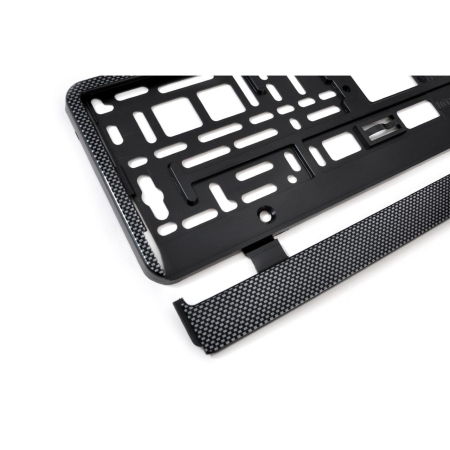 Auto & Iluminat - Suport numar inmatriculare finisaj carbon