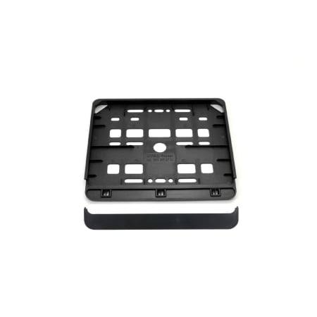 Auto & Iluminat - Suport numar inmatriculare negru pentru motocicleta 15 x 19cm
