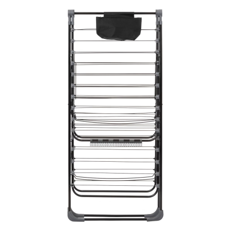 Suport rufe pliabil Atmosphera Mojave cu aripi, otel, 125x60x160 cm, gri [4]
