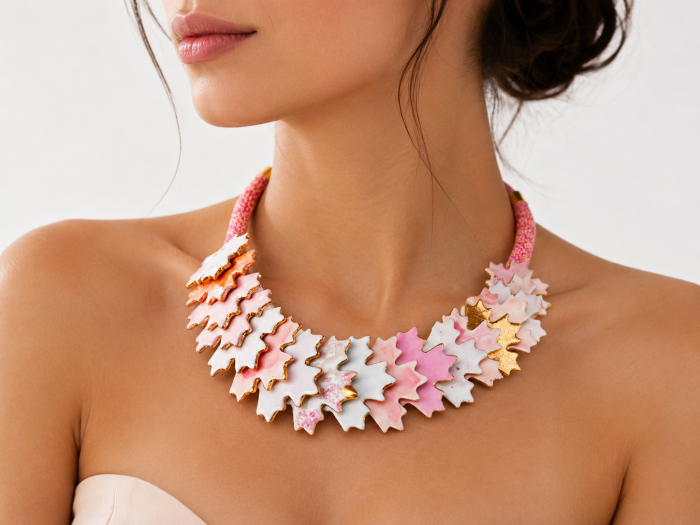 Colier Pink Mosaic [4]