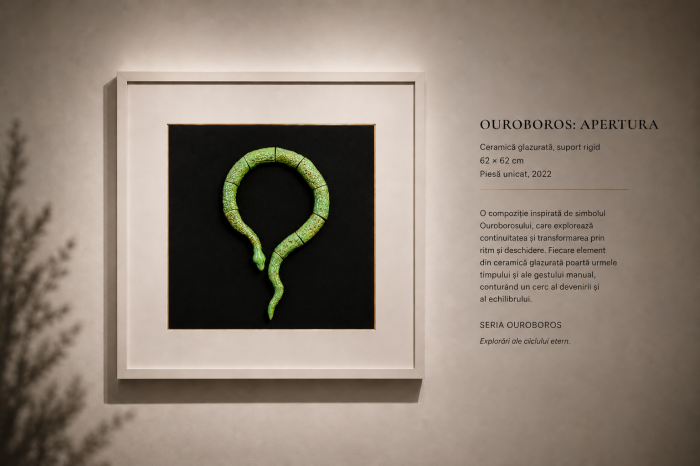 Ouroboros – Apertura | Compoziție ceramică de perete [2]