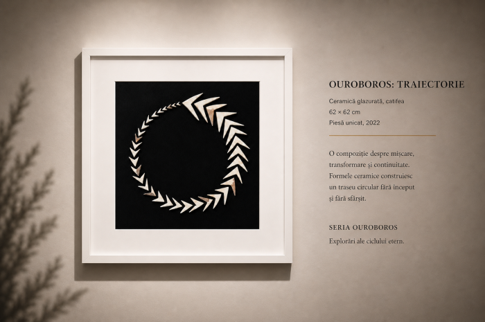 Ouroboros – Traiectorie | Compoziție ceramică glazurată [3]