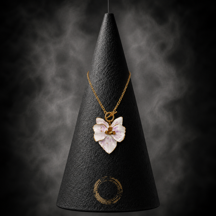 Orchis – Pandantiv de autor din porțelan | Ikigai Ceramic [3]