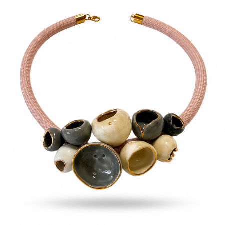 Coliere - Nidus – Colier de autor din ceramică | Ikigai Ceramic