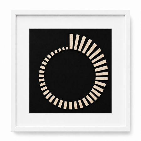 Ceramică de autor - Ouroboros – Ritm | Tablou din ceramică glazurată