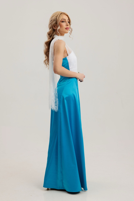 rochie lunga turcoaz [3]
