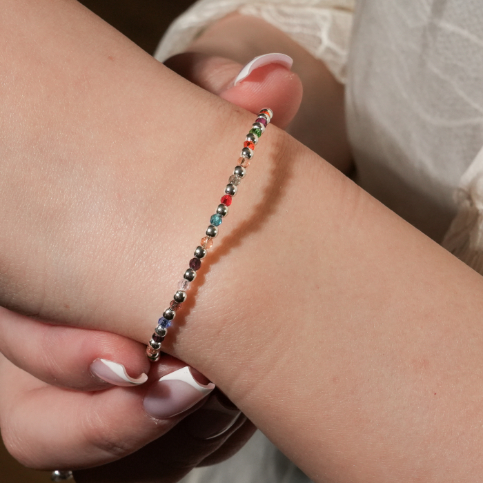 BRATARA  mărgele multicolore handmade [2]