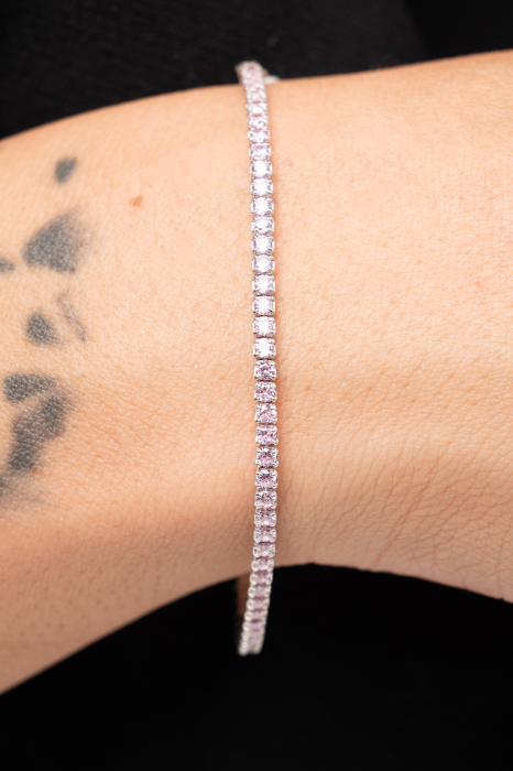 Bratara tennis pink pale [1]