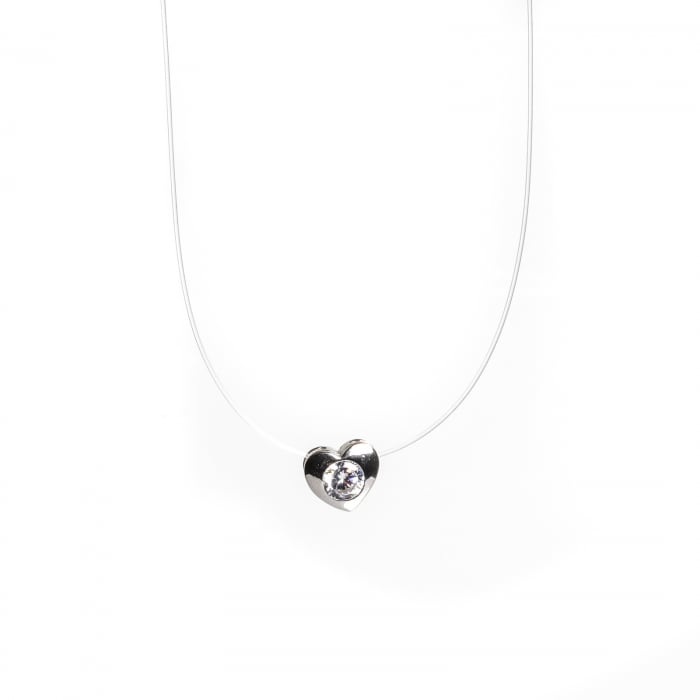 COLIER Choker Crystal Elegance Heart [1]