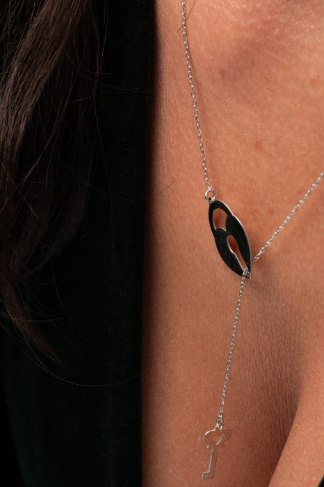 Colier Slip-On Heart & Lock [1]