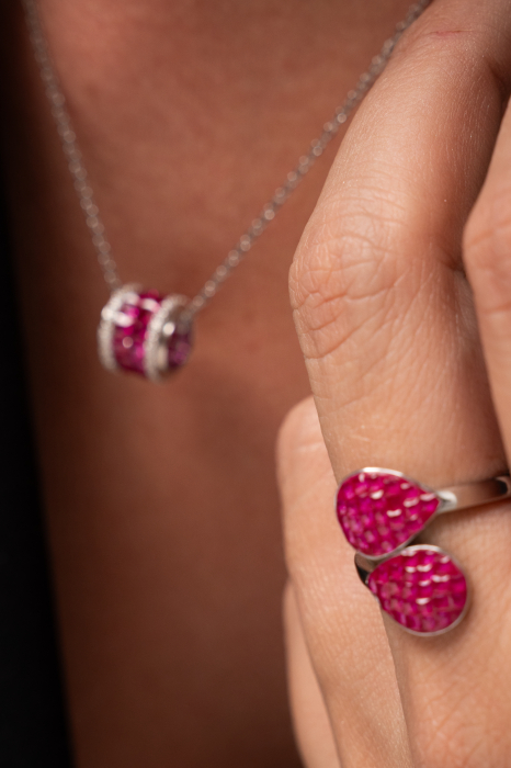 Inel Fuchsia Glow [2]