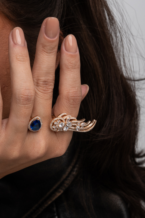 Inel Statement Azure Wing [2]