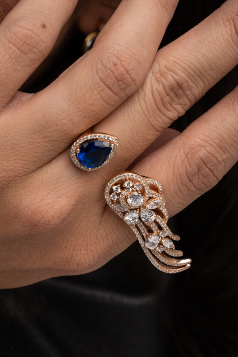 Inel Statement Azure Wing [3]