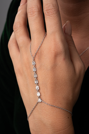 Bratara Chain Hand White [2]