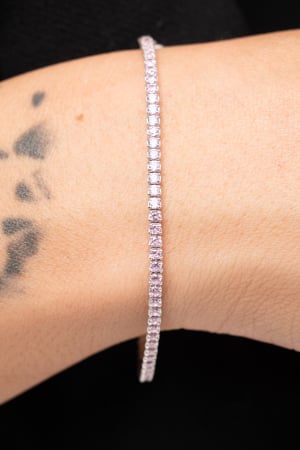 COLECTIA LADY ILSY - Bratara tennis pink pale