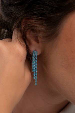 Cercei Turquise Tennis [2]