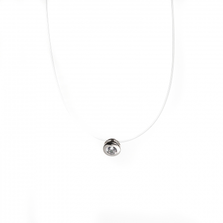 COLIER Choker Crystal Elegance Round [0]