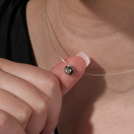 COLIER Choker Crystal Elegance Round [2]