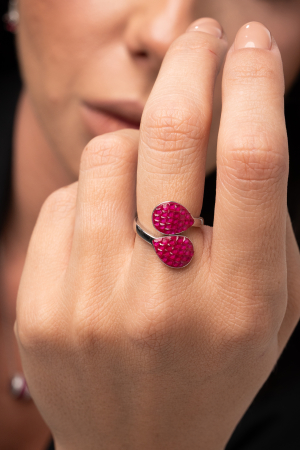 COLECTIA LADY ILSY - Inel Fuchsia Glow