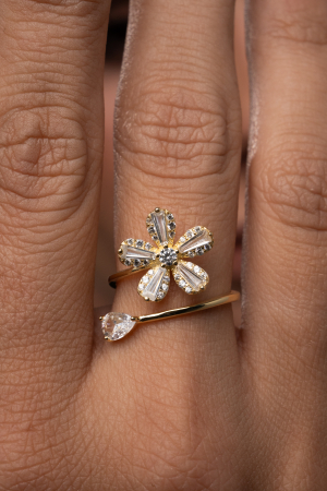 Inel Petal Glow Auriu [1]