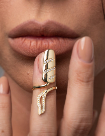 Inel unghie Statement Auriu [1]