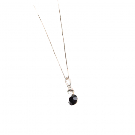 COLIERE SI PANDANTE - PANDANT Black & White Elegance