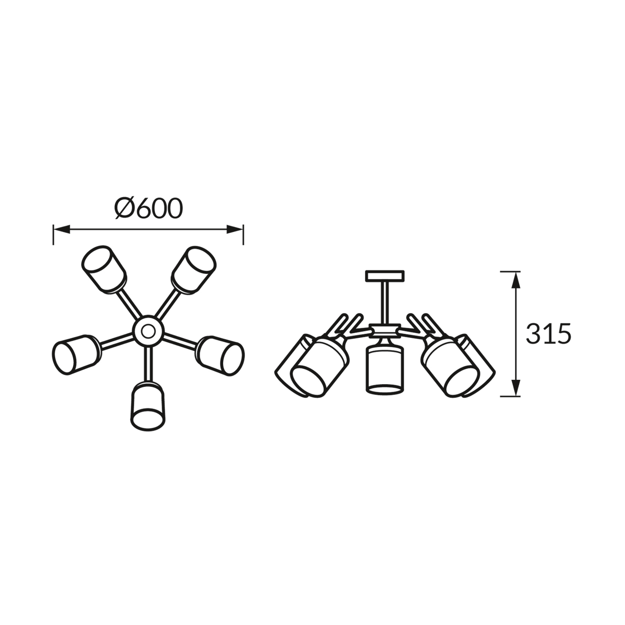 ANDERS E27 5Y WHITE/CHROME 04978 [4]