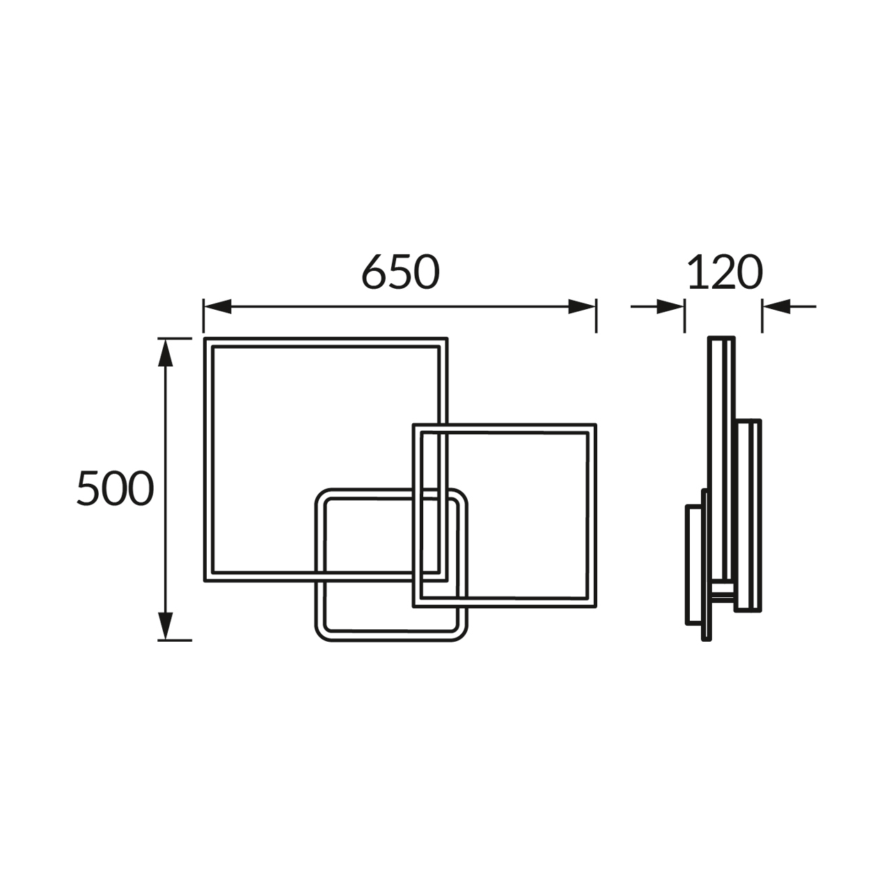 NOLAN LED 3D BLACK 45W NW 04969 [2]