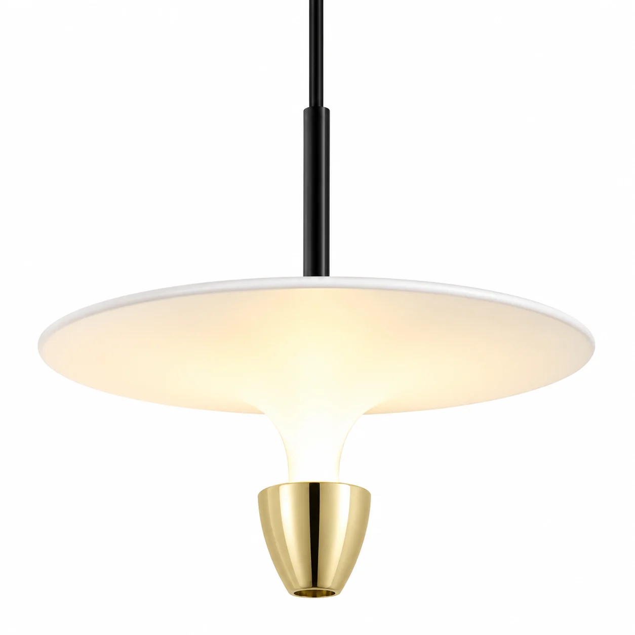 Pendule - Pendul LED B405 din metal, formă rotundă, alb, negru sau auriu, 10W