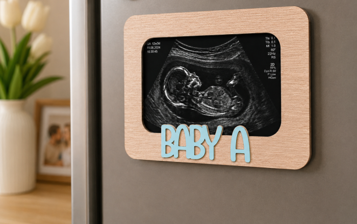 Magnet Prima Fotografie - Personalizat cu Inițială [2]