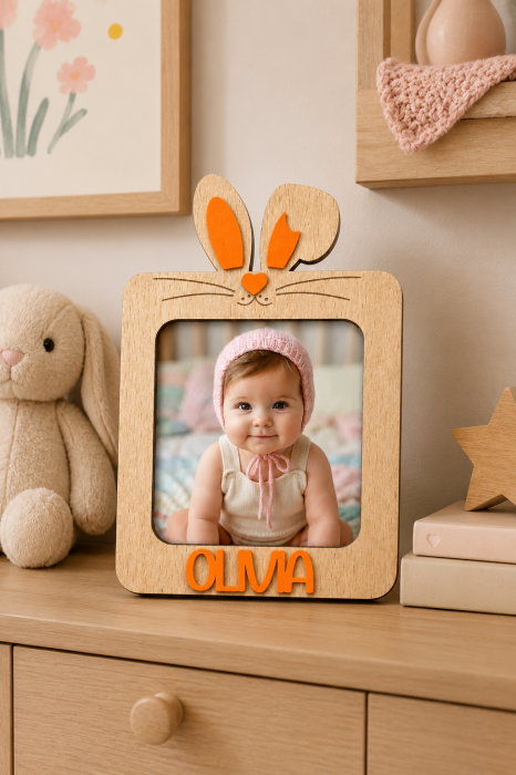 Ramă foto personalizată Bunny [2]