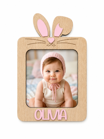 Magneți - Magnet foto personalizat Bunny