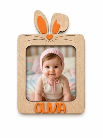 Produse - Ramă foto personalizată Bunny