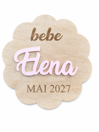 Decor - Tăbliță personalizată pentru anunțul sarcinii – Varianta în limba română