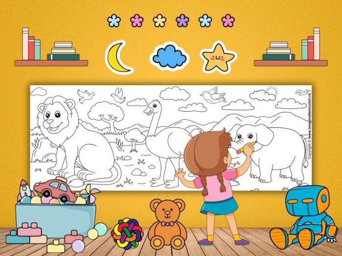 Banner de Colorat Animale Safari [3]