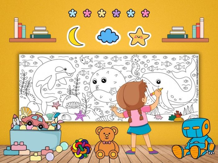 Banner de Colorat Aventură Subacvatică [3]