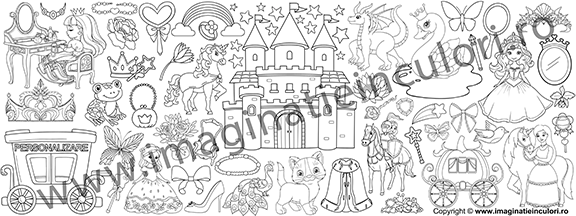 Banner de Colorat Lumea Prințeselor [5]