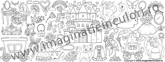 Banner de Colorat Lumea Prințeselor [6]