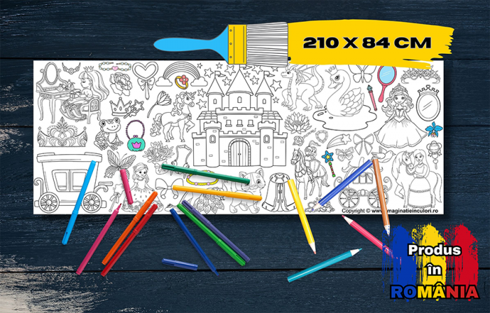 Banner de Colorat Lumea Prințeselor [1]