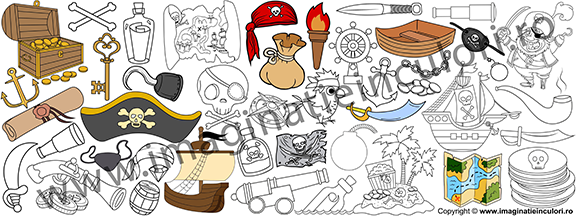 Banner de Colorat Pirați [4]