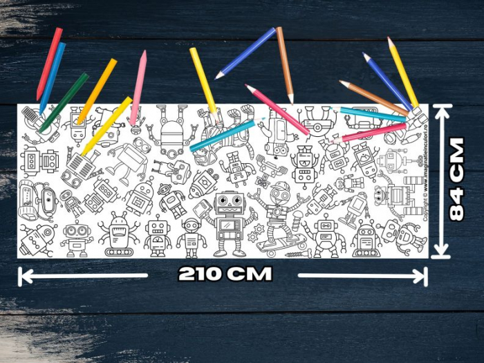 Banner de Colorat Roboți [2]