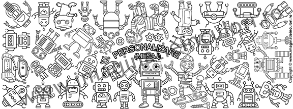 Banner de Colorat Roboți [7]